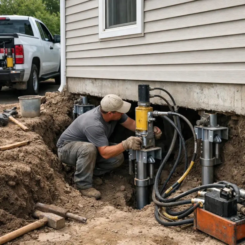 Helical Pier Installation Passaic