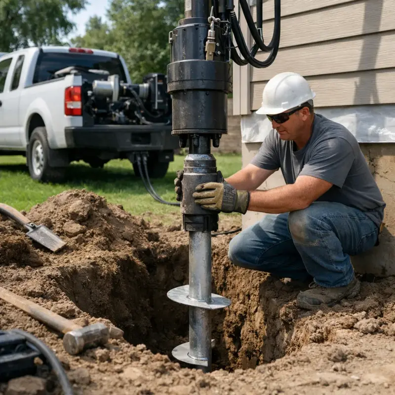 Helical Pier Installation Passaic